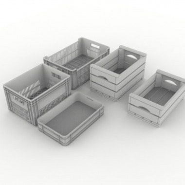 1/35 Wood & Plastic Cases...