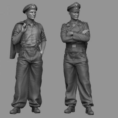 1/35 Set de Oficiales de...