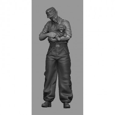 1/35 StuG Driver with Puppy