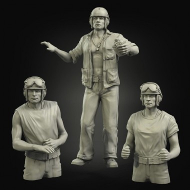 1/35 Tripulación USMC (PTO)...