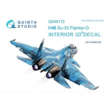 1/48 Su-33 Interior Impreso...
