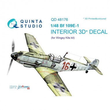 1/48 Bf 109E-1 3D-Printed &...