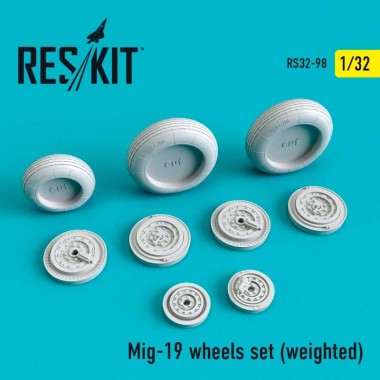 1/32 Mig-19 Wheels Set...