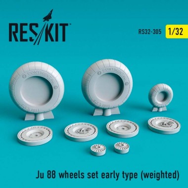 1/32 Ju 88 Wheels Set Early...
