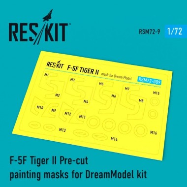 1/48 F-5F Tiger II Máscaras...