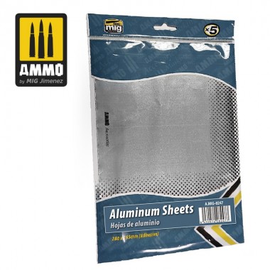 Hojas de Aluminio 280mm x...