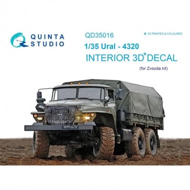1/35 Ural-4320 3D-Printed &...