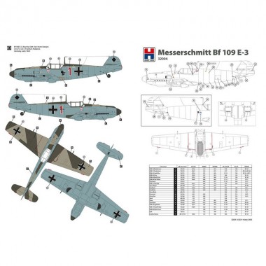 1/32 Messerschmitt Bf 109 E-3