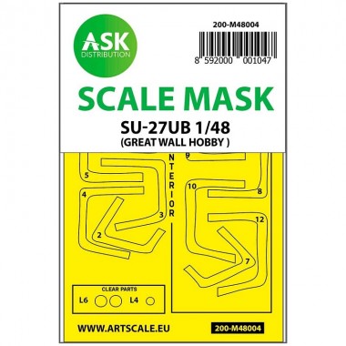 1/48 SU-27UB Painting Mask...