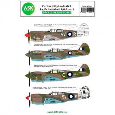 1/48 Curtiss Kittyhawk Mk.I...