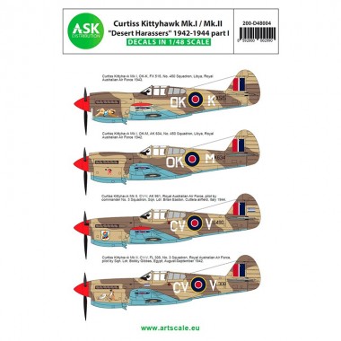 1/48 Curtiss Kittyhawk Mk.I...
