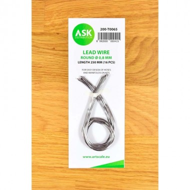 Lead Wire - Round Ø 0.8mm x...