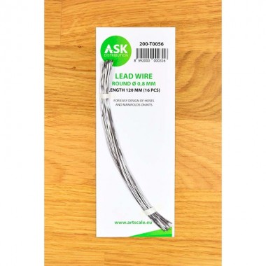 Lead Wire - Round Ø 0.8mm x...