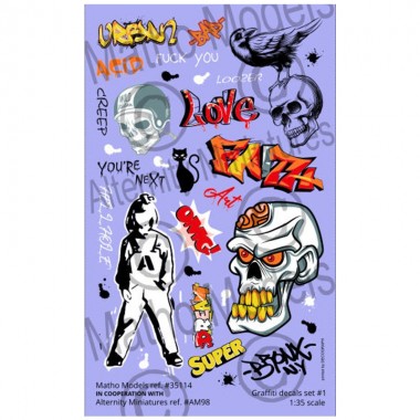 1/35 Graffiti Decal Set 1...