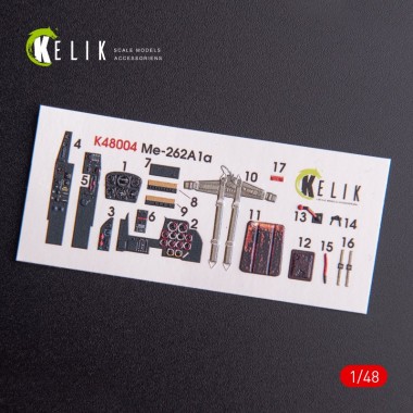 1/48 ME-262A1 Interior 3D...