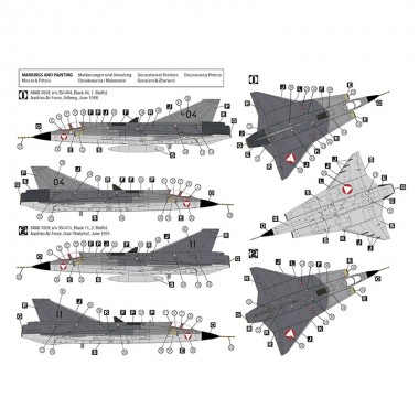 1/72 Saab 35OE / 35FS Draken