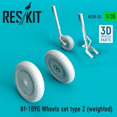 1/35 Bf-109G Wheels Set...
