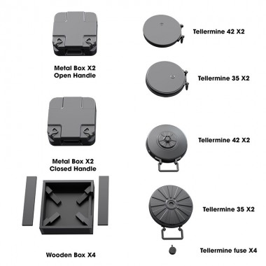 1/35 Set Tellermine Alemán