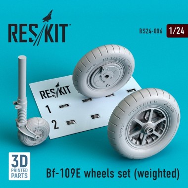 1/24 Bf-109E Wheels Set...