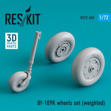 1/72 Bf-109K Wheels Set...