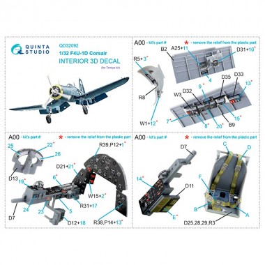 1/32 F4U-1D 3D-Printed &...