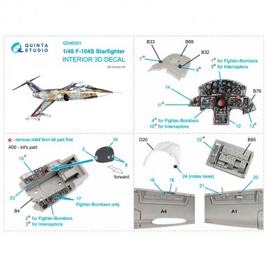 1/48 F-104S Interior...