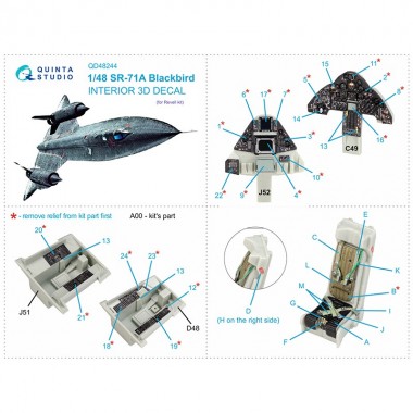 1/48 SR-71A 3D-Printed &...