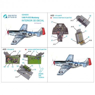 1/48 P-51D 3D-Printed &...