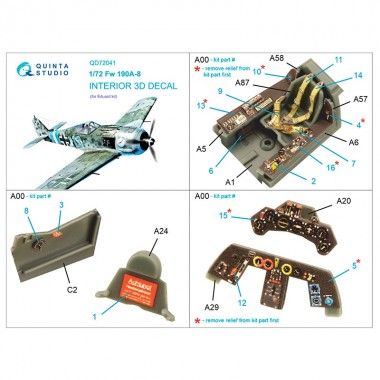 1/72 Fw 190A-8 Interior...
