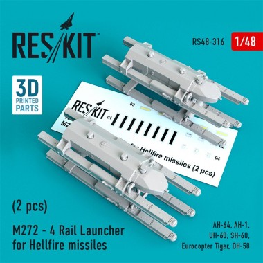 1/48 M272 - 4 Rail Launcher...