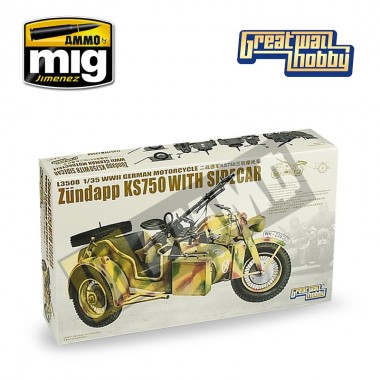 1/35 WWII German Motorcycle...