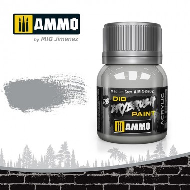 DRYBRUSH Pincel Seco Gris...