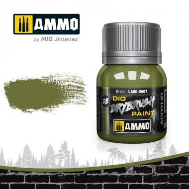 DRYBRUSH Pincel Seco Verde