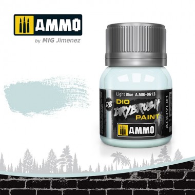 DRYBRUSH Pincel Seco Azul...