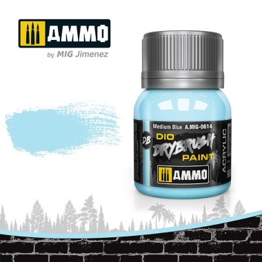 DRYBRUSH Pincel Seco Azul...