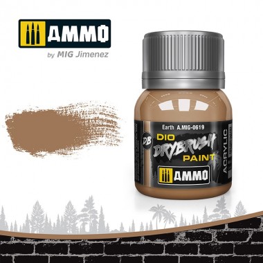 DRYBRUSH Pincel Seco Tierra
