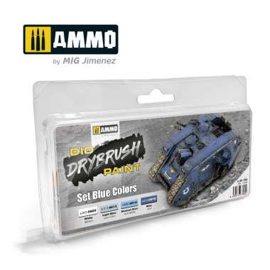 DRYBRUSH Set Colores Azules...