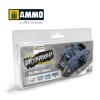 DRYBRUSH Set Colores Azules...