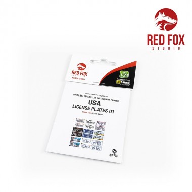 1/24 USA License Plates Vol.01