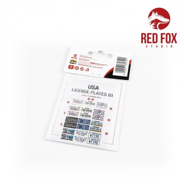 1/24 USA License Plates Vol.01