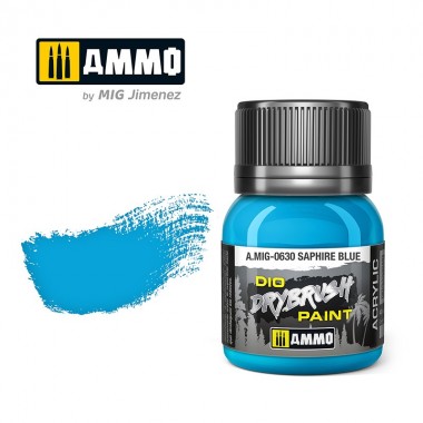 DRYBRUSH Pincel Seco Azul...