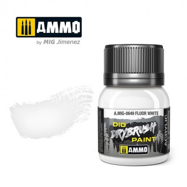 DRYBRUSH Pincel Seco Blanco...