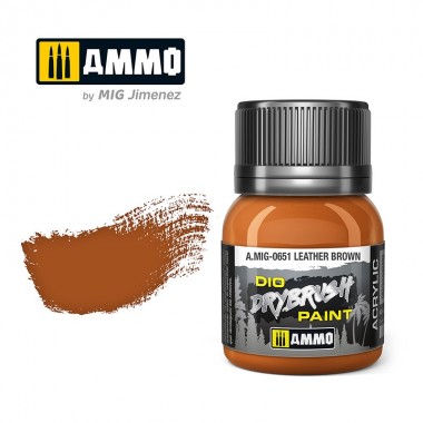 DRYBRUSH Pincel Seco Cuero...