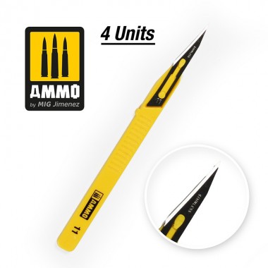 Mini Cuchilla Recta - 4 uds.