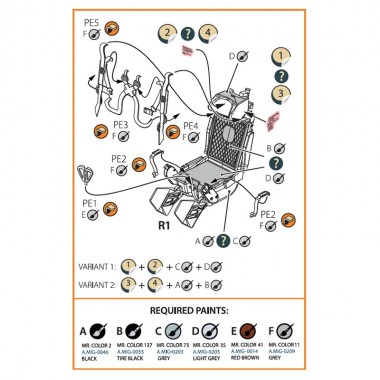 1/72 KM-1M Ejection Seat...