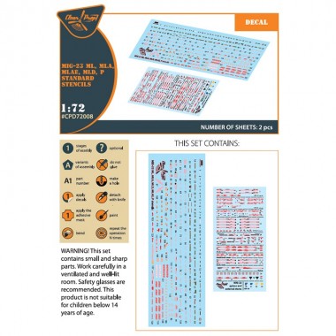 1/72 MiG-23ML, MLA, MLD, P,...