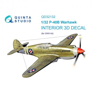 1/32 P-40B 3D-Printed &...
