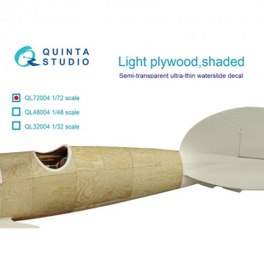 1/72 Light Plywood Shaded...
