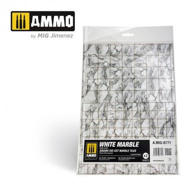 White Marble. Square...