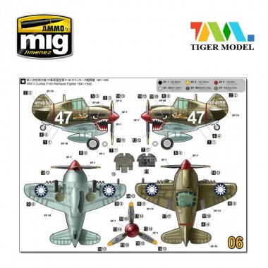 Curtiss P-40 Warhawk de los...